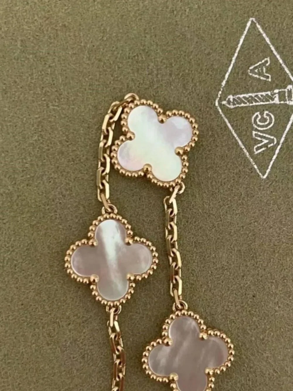 Van Cleef & Arpels White Bracelet